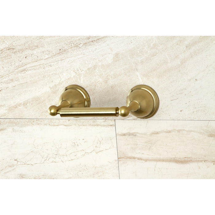 Kingston Heirloom BA3968BB - Restoration Toilet Paper Holder, Brushed Brass