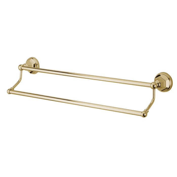 Kingston Tulare BA481318PB - Metropolitan 18-Inch Double Towel Bar, Polished Brass