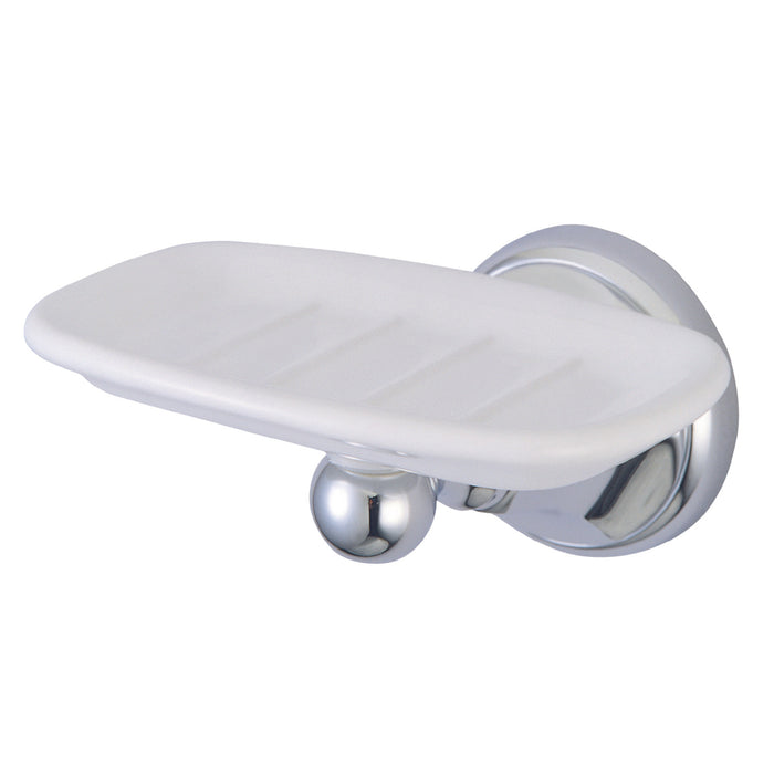 Kingston Tulare BA4815C - Metropolitan Wall-Mount Soap Dish Holder, Polished Chrome
