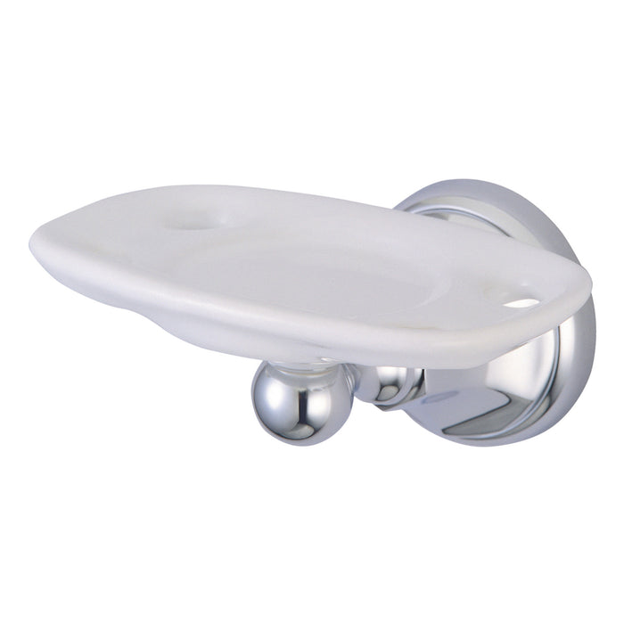 Kingston Tulare BA4816C - Metropolitan Toothbrush and Tumbler Holder, Polished Chrome