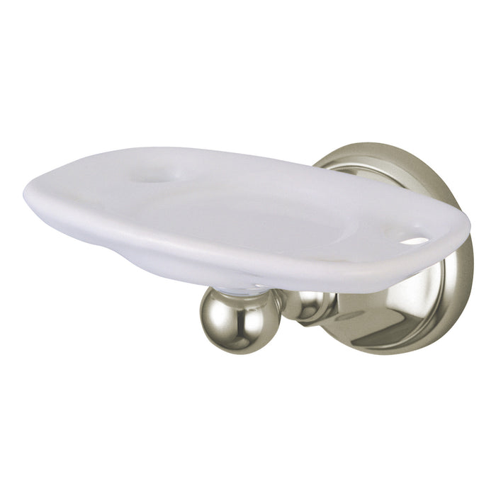 Kingston Tulare BA4816SN - Metropolitan Toothbrush and Tumbler Holder, Brushed Nickel