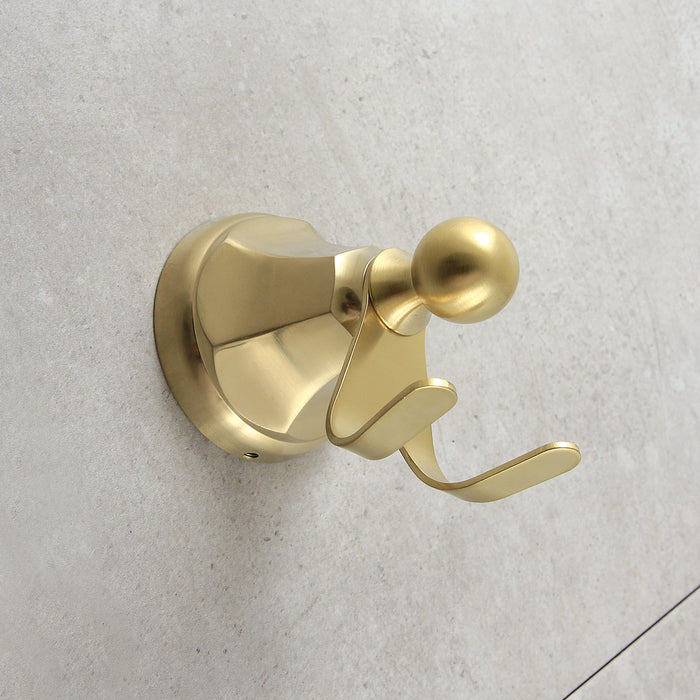 Kingston Tulare BA4817BB - Metropolitan Robe Hook, Brushed Brass