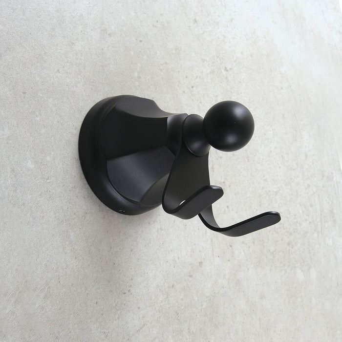 Kingston Tulare BA4817MB - Metropolitan Robe Hook, Matte Black