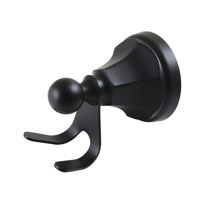 Kingston Tulare BA4817MB - Metropolitan Robe Hook, Matte Black