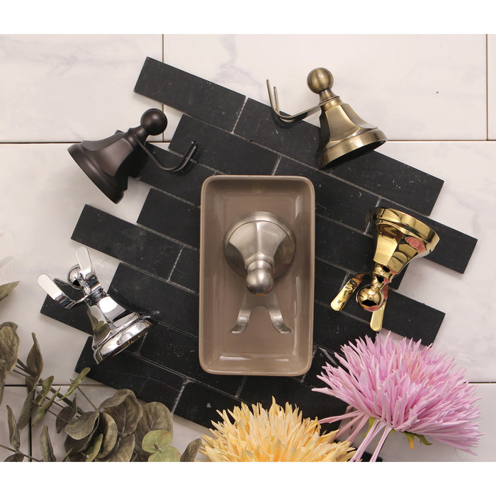 Kingston Tulare BA4817SN - Metropolitan Robe Hook, Brushed Nickel