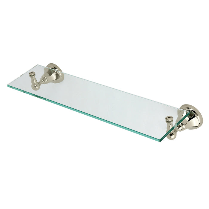 Kingston Tulare BA4819PN - Metropolitan Glass Shelf, Polished Nickel