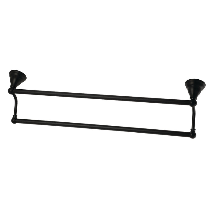 Kingston Tulare BA5563MB - Royale 24-Inch Double Towel Bar, Matte Black