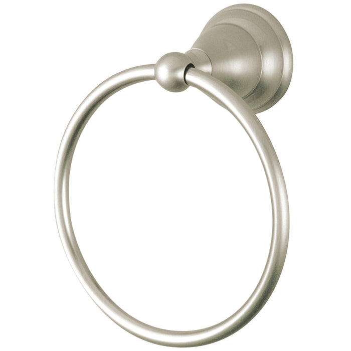 Kingston Royale BA5564SN 6-Inch Towel Ring, Brushed Nickel