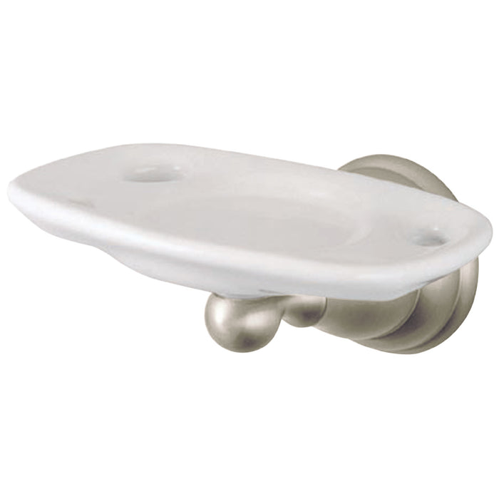 Kingston Royale BA5566SN Toothbrush and Tumbler Holder, Brushed Nickel