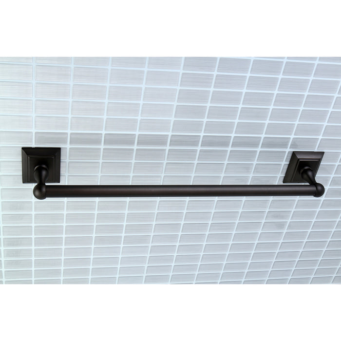 Kingston Millennium BA6012ORB 18-Inch Single Towel Bar, Oil Rubbed Bronze