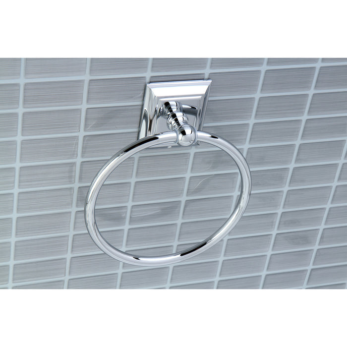 Kingston Millennium BA6014C 6-Inch Towel Ring, Polished Chrome