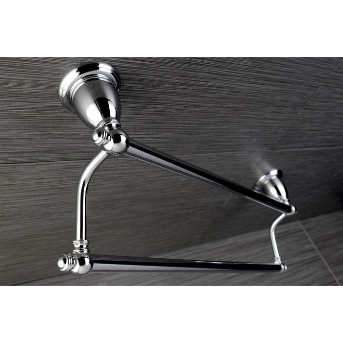 English Vintage BA797318C 18-Inch Double Towel Bar, Polished Chrome