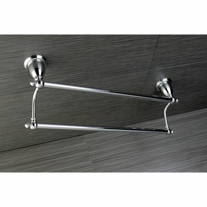 English Vintage BA797318C 18-Inch Double Towel Bar, Polished Chrome