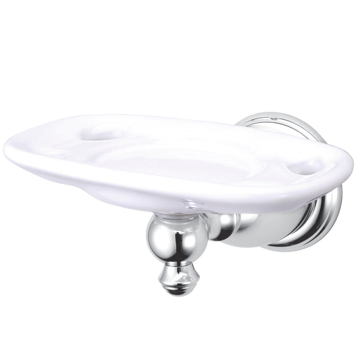 Kingston Heirloom BA7976C - English Vintage Toothbrush and Tumbler Holder, Polished Chrome