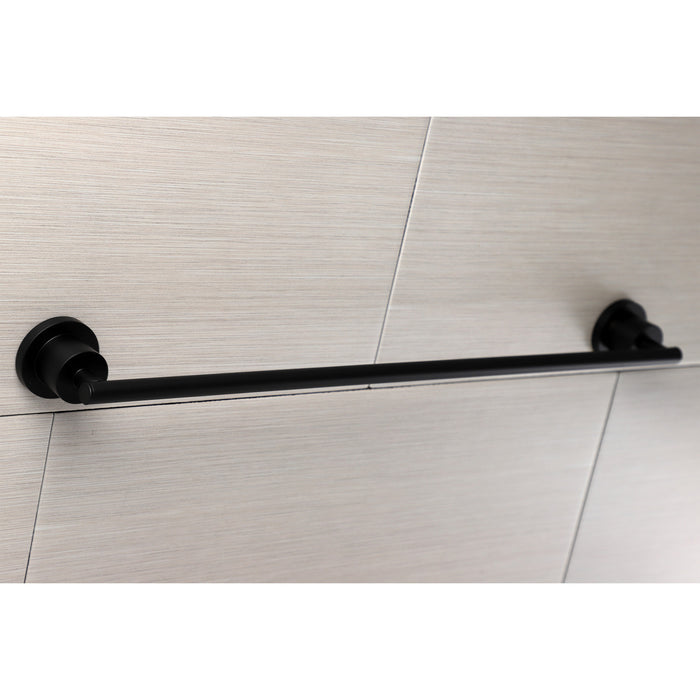 Kingston Sona BA8211MB - Concord 24-Inch Single Towel Bar, Matte Black