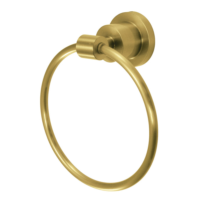 Kingston Sona BA8214BB - Concord 6-Inch Towel Ring, Brushed Brass
