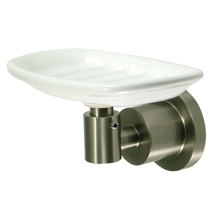 Kingston Sona BA8215SN - Concord Wall-Mount Soap Dish Holder, Brushed Nickel