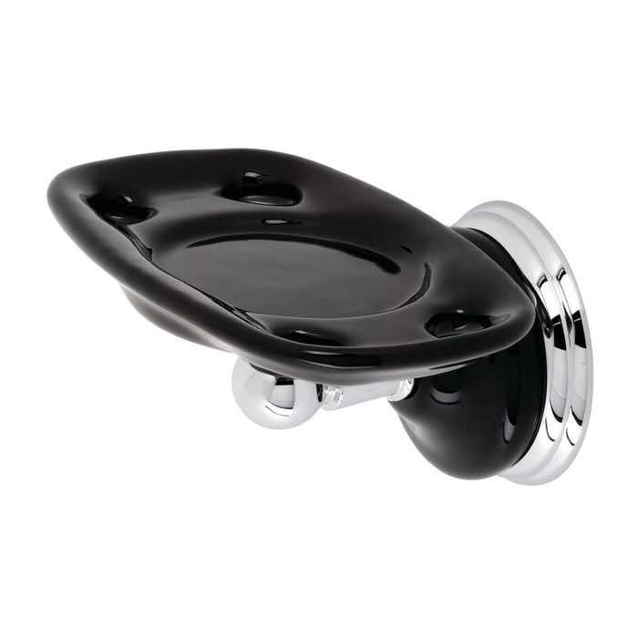 Kingston Heirloom BA9116C - Water Onyx Toothbrush and Tumbler Holder, Polished Chrome