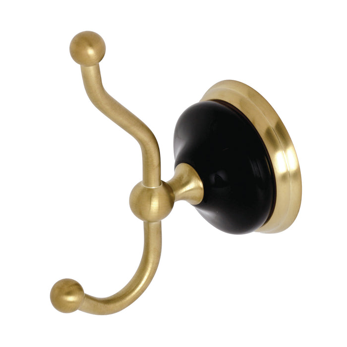 Kingston Heirloom BA9117BB - Water Onyx Robe Hook, Brushed Brass
