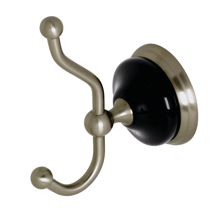 Kingston Heirloom BA9117BN - Water Onyx Robe Hook, Brushed Nickel