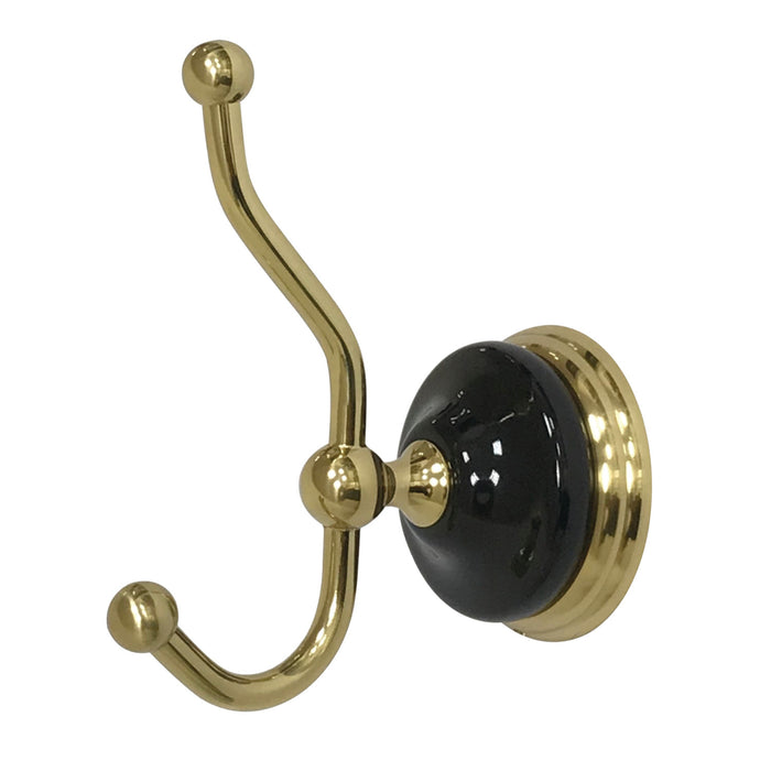 Kingston Heirloom BA9117PB - Water Onyx Robe Hook, Polished Brass