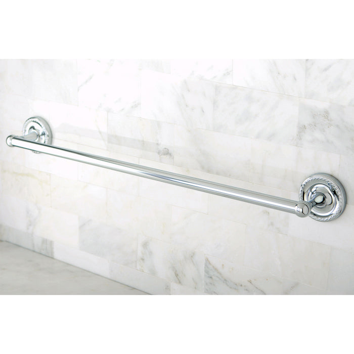Kingston Laurel BA911C 24-Inch Single Towel Bar, Polished Chrome