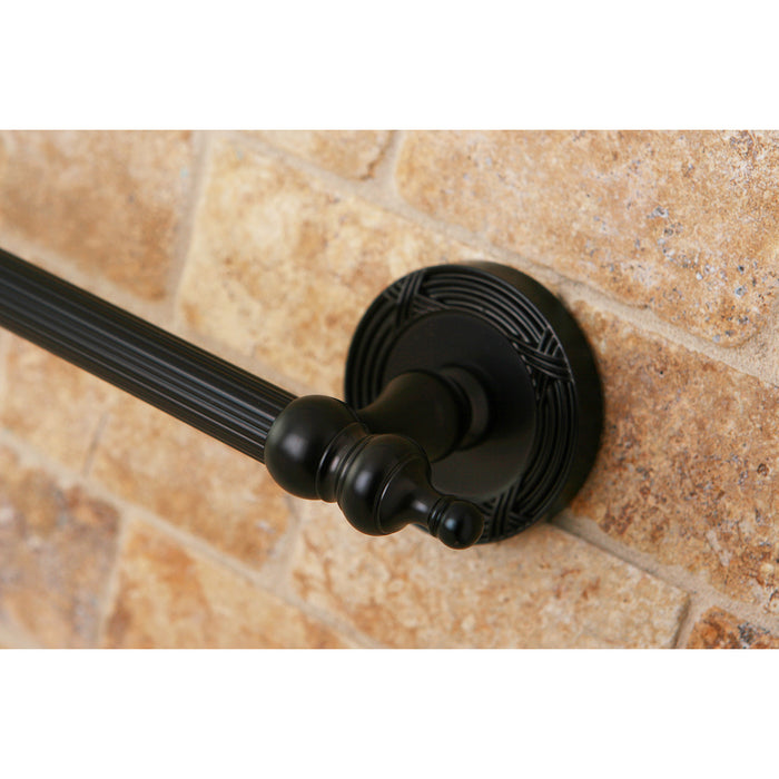 Kingston Templeton BA9911ORB 24-Inch Single Towel Bar, Oil Rubbed Bronze