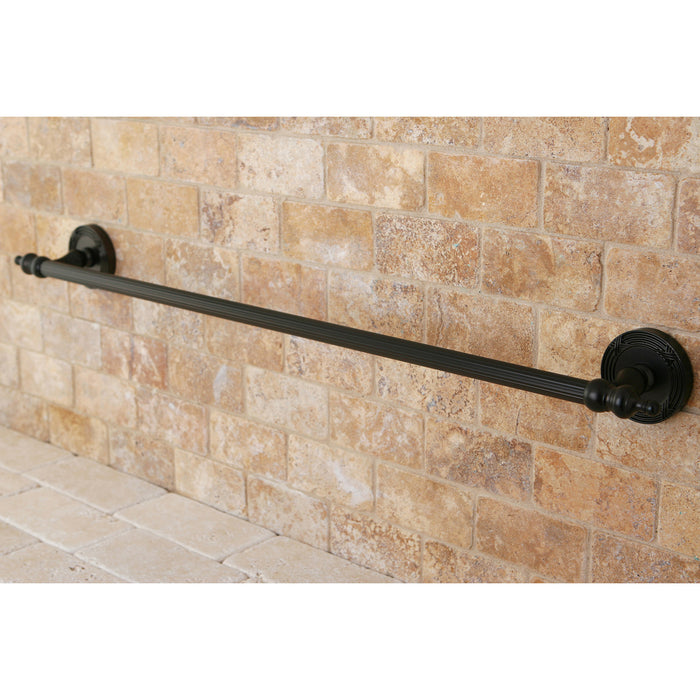 Kingston Templeton BA9911ORB 24-Inch Single Towel Bar, Oil Rubbed Bronze