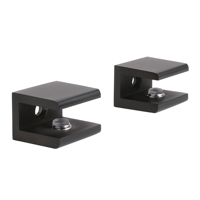Kingston Sona BAB1010 - Levitas Glass Shelf Clamp, Matte Black