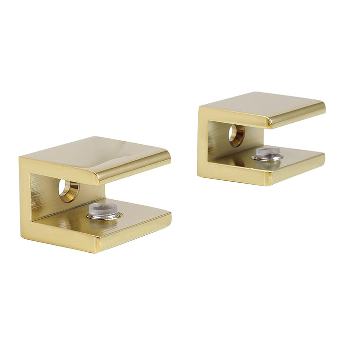 Kingston Sona BAB1012 - Levitas Glass Shelf Clamp, Polished Brass