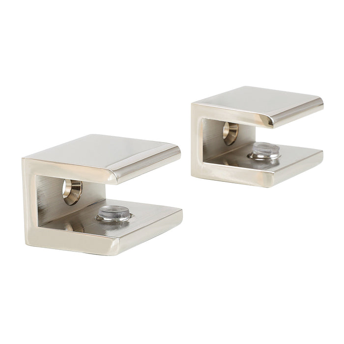 Kingston Sona BAB1016 - Levitas Glass Shelf Clamp, Polished Nickel