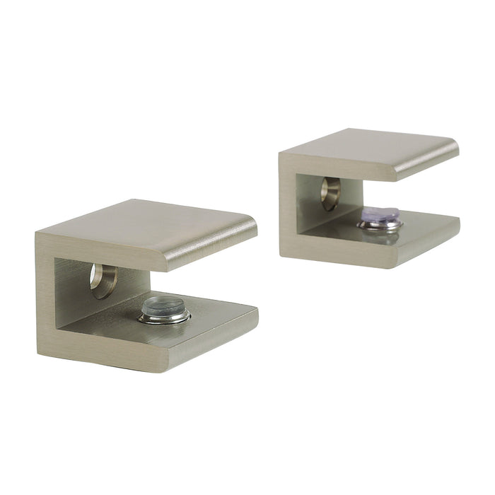 Kingston Sona BAB1018 - Levitas Glass Shelf Clamp, Brushed Nickel