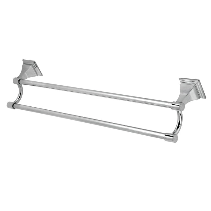 Kingston Tulare BAH6123C - Monarch 24-Inch Double Towel Bar, Polished Chrome