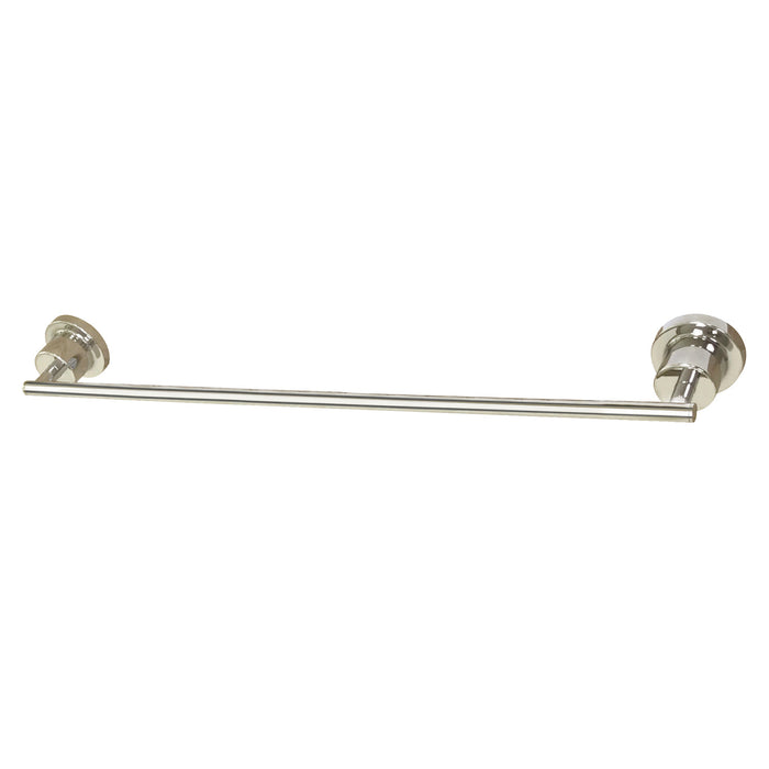 Kingston Concord BAH8211PN 24-Inch Single Towel Bar, Polished Nickel