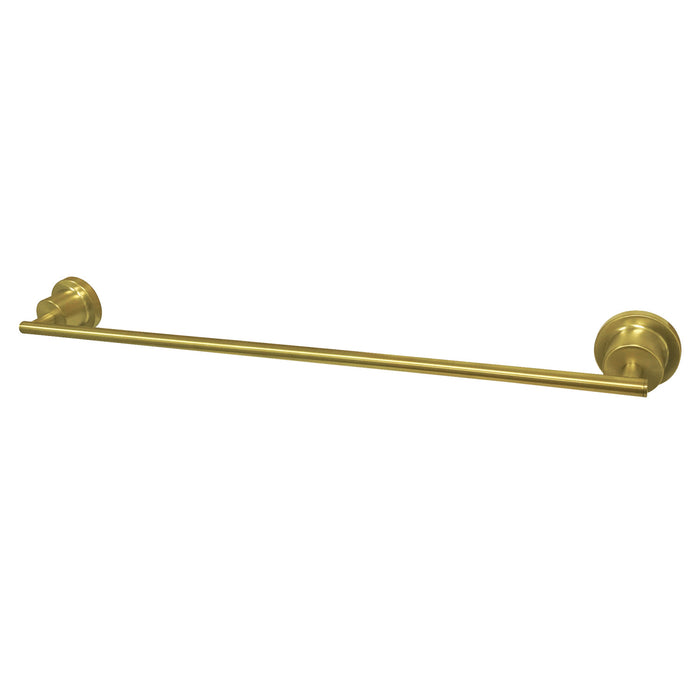 Kingston Concord BAH8211SB 24-Inch Single Towel Bar, Brushed Brass