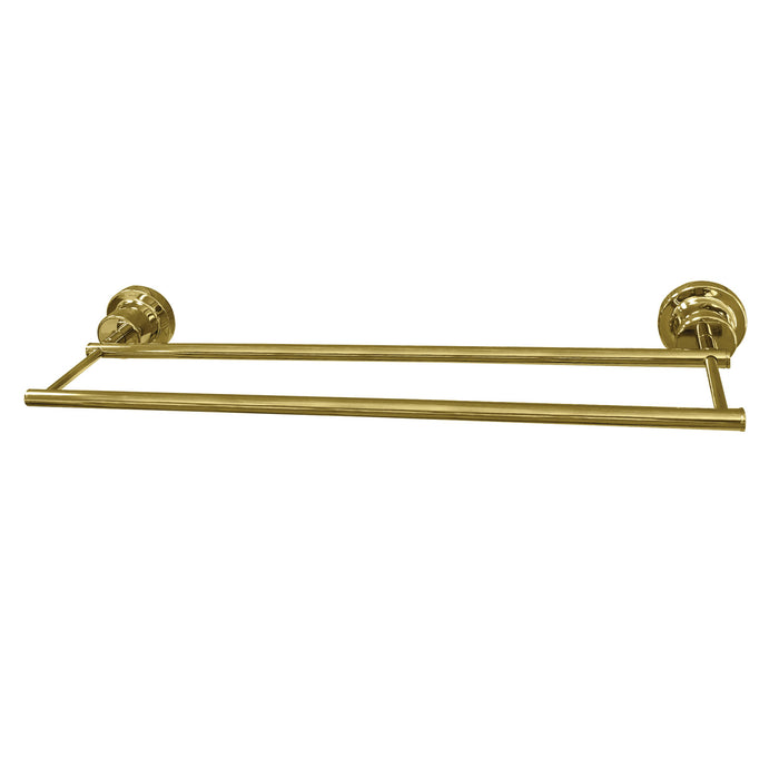 Kingston Concord BAH821318PB 18-Inch Double Towel Bar, Polished Brass