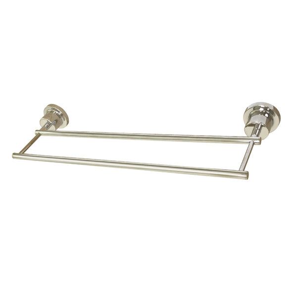 Kingston Brass BA481318SN Metropolitan Dual Towel-Bar, 18-inch Length, Brushed Nickel
