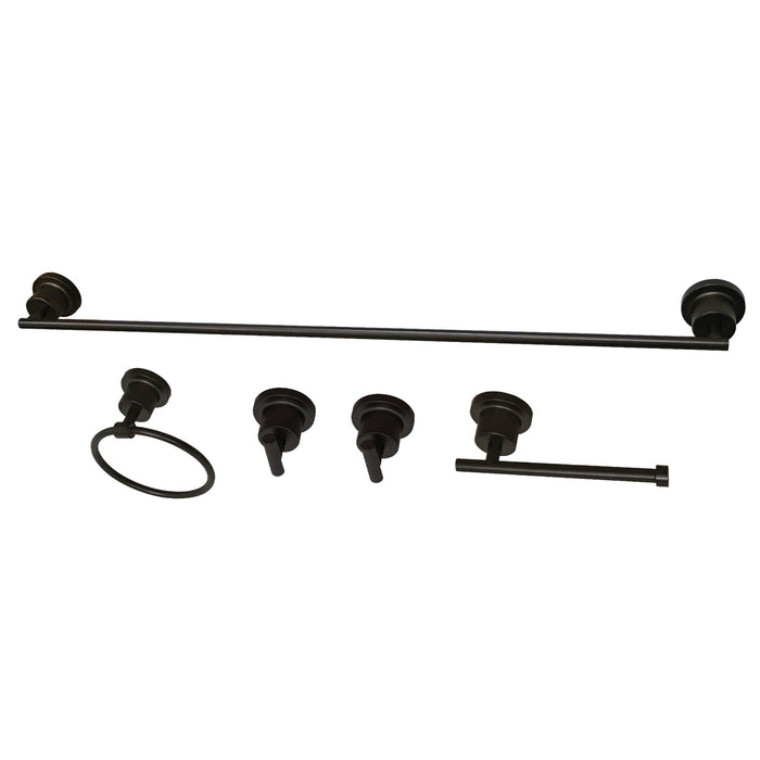 Kingston Sona BAH8230478ORB - Concord 5-Piece 30-Inch Towel Bar Bathroom Accessory Set, Oil Rubbed Bronze