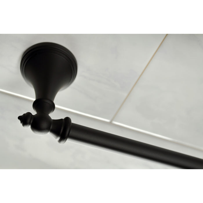 Naples BAHK1612478K 5-Piece 18-Inch and 24-Inch Towel Bars Bathroom Accessory Set, Matte Black