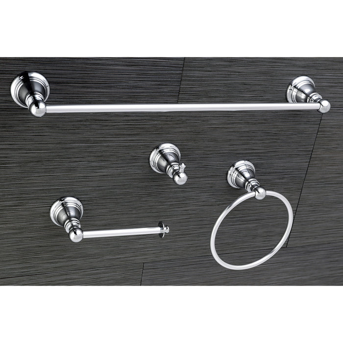 American Classic BAHK192478C 4-Piece 18-Inch Towel Bar Bathroom Accessory Set, Polished Chrome