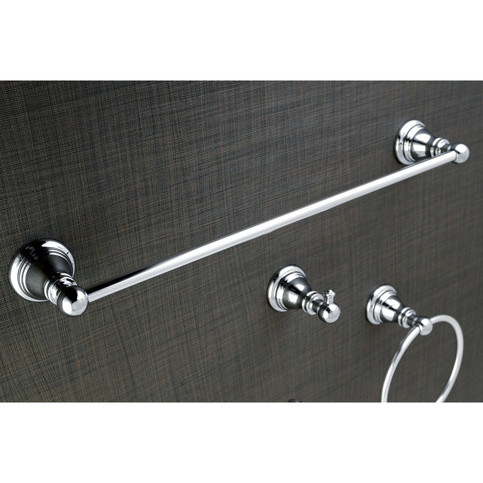 American Classic BAHK192478C 4-Piece 18-Inch Towel Bar Bathroom Accessory Set, Polished Chrome