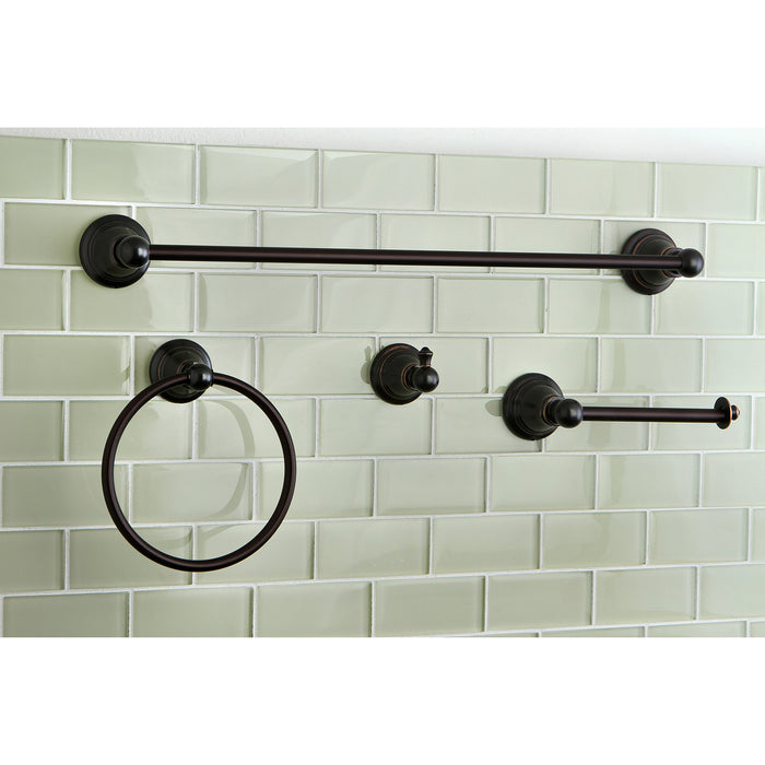 American Classic BAHK192478NB 4-Piece 18-Inch Towel Bar Bathroom Accessory Set, Naples Bronze