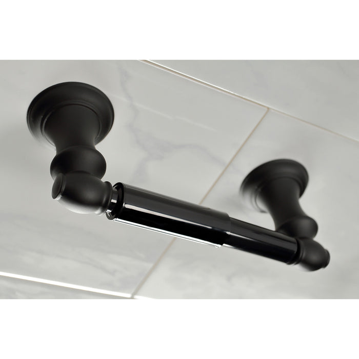 Kingston Tulare BAHK2612478K - Provence 5-Piece 18-Inch and 24-Inch Towel Bars Bathroom Accessory Set, Matte Black