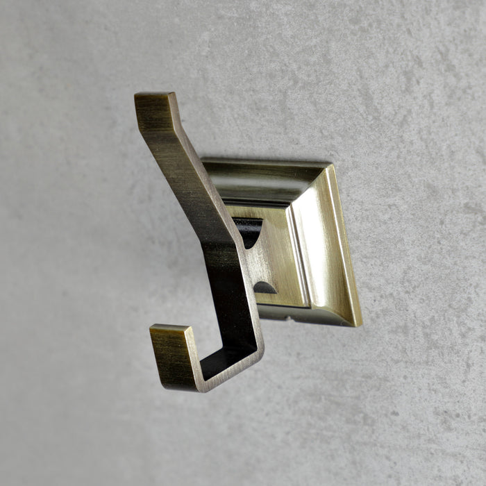 Kingston Tulare BAHK61212478AB - Monarch 5-Piece 18-Inch and 24-Inch Towel Bars Bathroom Accessory Set, Antique Brass