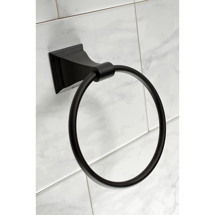 Monarch BAHK61212478K 5-Piece 18-Inch and 24-Inch Towel Bars Bathroom Accessory Set, Matte Black