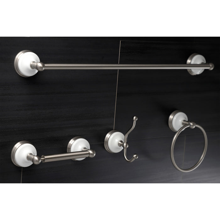 Victorian BAK1111478SN 4-Piece 24-Inch Towel Bar Bathroom Accessory Set, Brushed Nickel