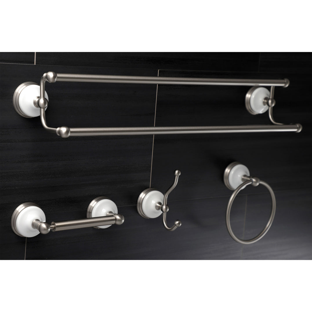 Kingston Brass Victorian BAK1113478SN Dual Towel Bar - Thumbnail 4
