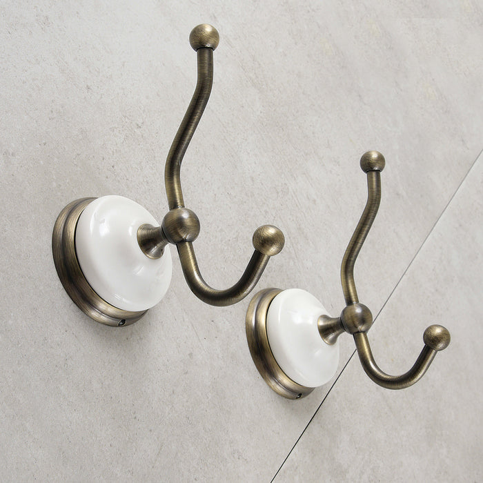 Kingston Heirloom BAK1117AB - Victorian Robe Hook, Antique Brass