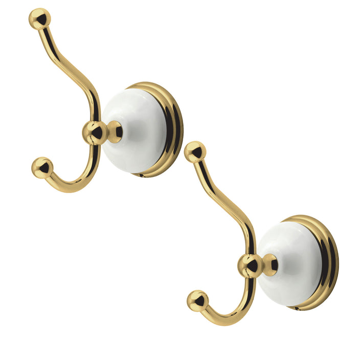 Kingston Heirloom BAK1117PB - Victorian Robe Hook, Polished Brass
