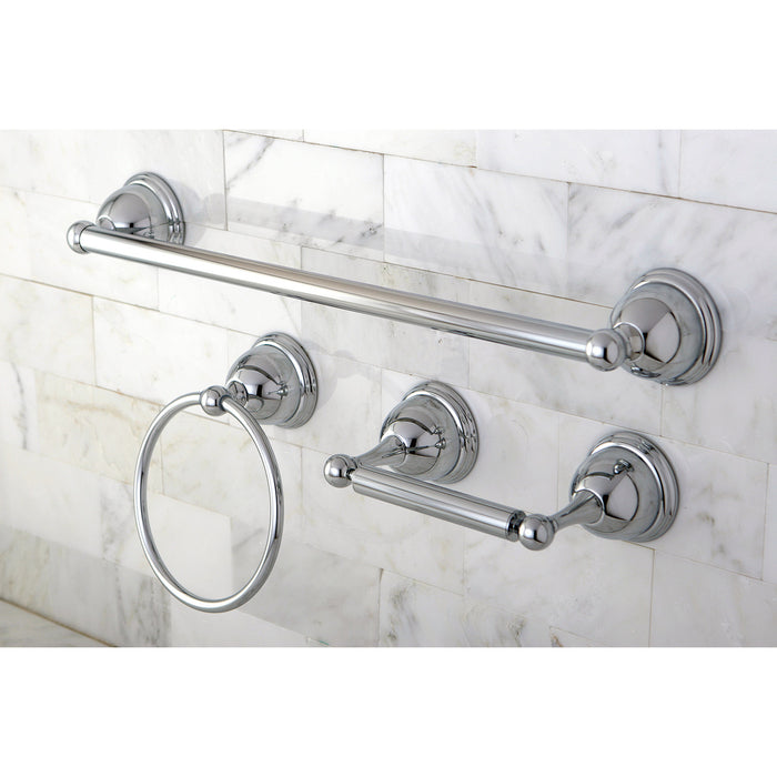 Restoration BAK396248C 3-Piece 18-Inch Towel Bar Bathroom Accessory Set, Polished Chrome